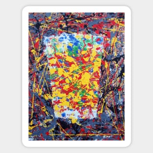 Jackson Pollock Pint Sticker